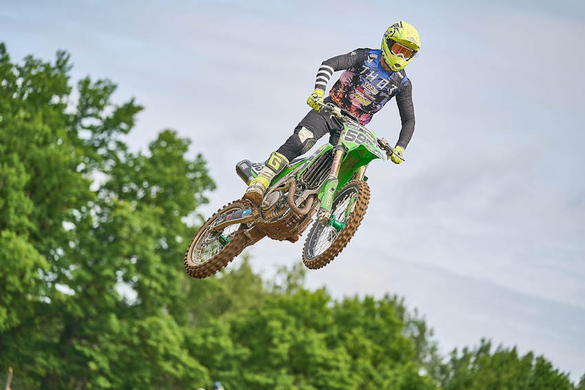 Mathias Linke auf Pfeil Kawasaki - MLCONCEPTS MOTOCROSS SCHULE