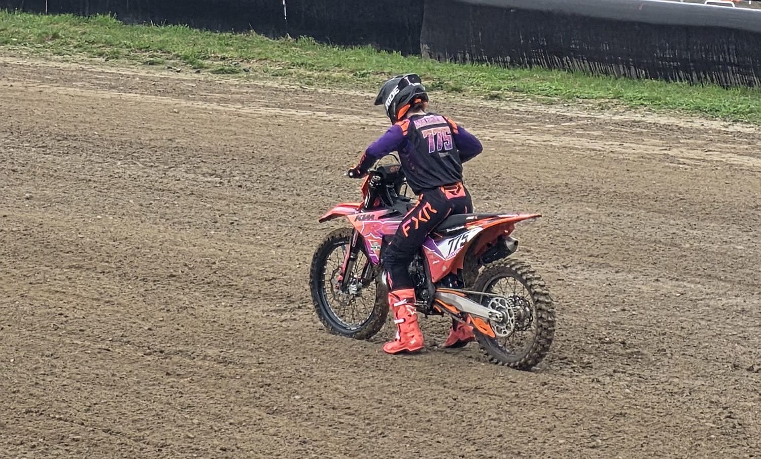 Alex Massury auf Zweitakt-KTM