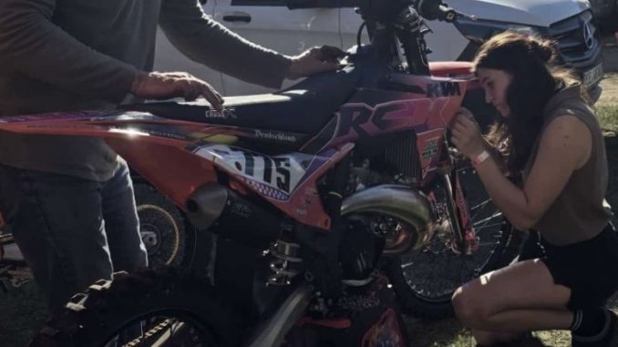 Alex Massury auf Zweitakt-KTM