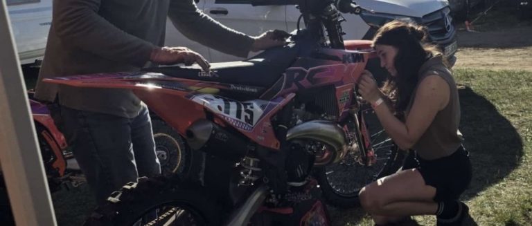 Alex Massury auf Zweitakt-KTM
