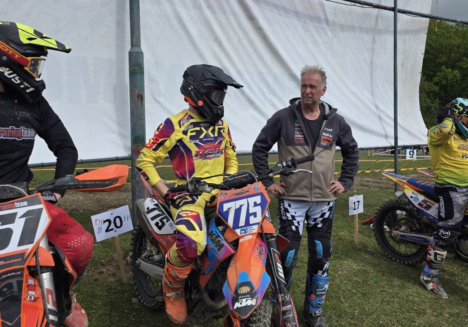Alex Massury auf Zweitakt-KTM