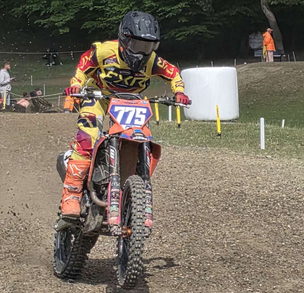 Alex Massury auf Zweitakt-KTM