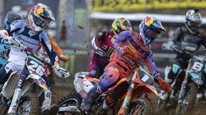 Start der MX2 beim MXGP von Italien MXGP von Italien in Montevarchi