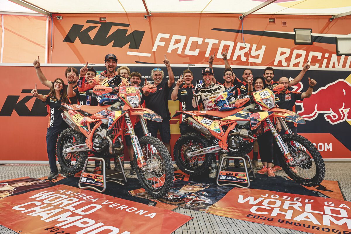 Red Bull KTM Factory Racing: Garcia und Verona bei der 100. FIM 6DAYS Enduro of Nations