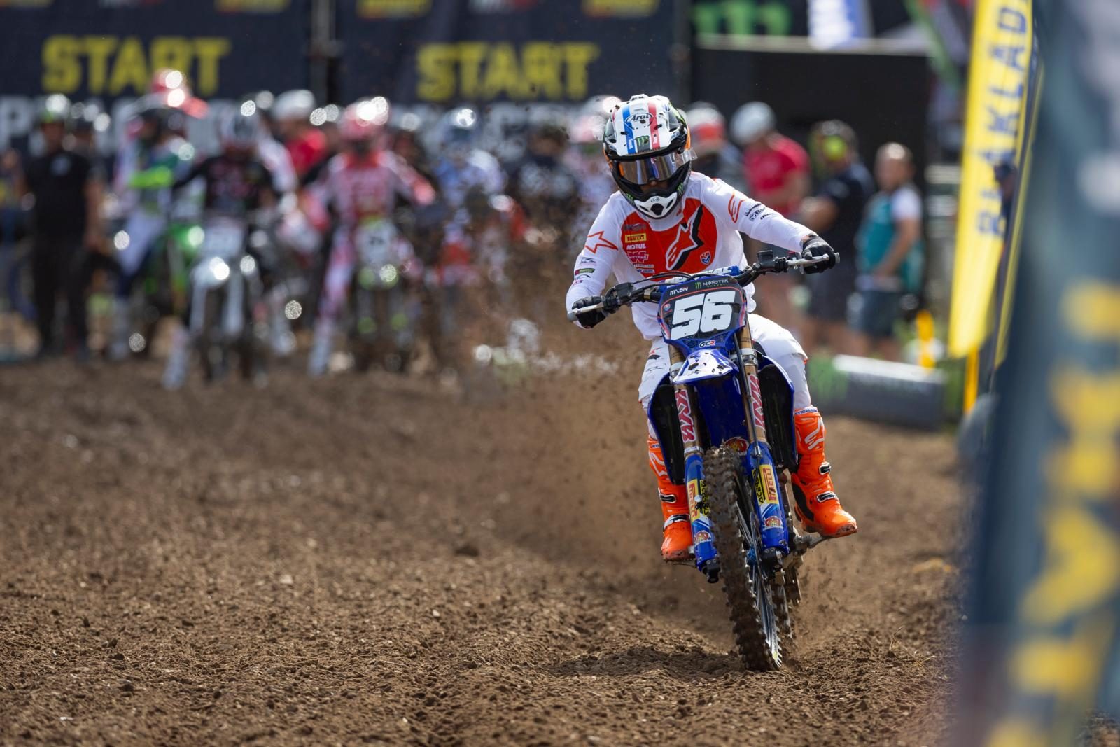 Glenn Coldenhoff am Start für Team Niederlande beim Motocross of Nations 2026 in Ernée