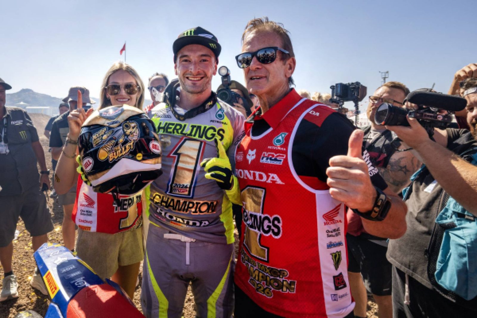 Honda HRC: Jeffrey Herlings ist MXGP-Weltmeister 2026 mit Honda HRC PETRONAS