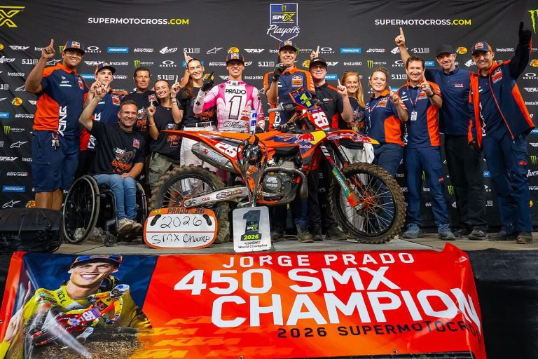 Red Bull KTM Factory Racing: Jorge Prado ist SMX-Weltmeister 2026 in der 450er-Klasse