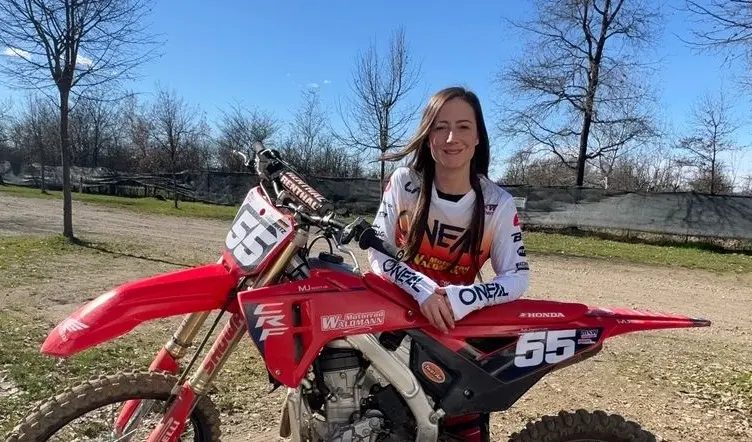 Kim Irmgartz, Trainerin beim MX-Ladies-Day der OFF-ROAD SCHOOL Germany