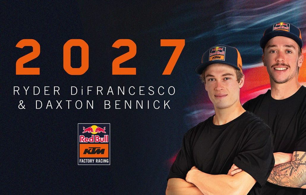 Red Bull KTM Factory Racing: Red Bull KTM verpflichtet Ryder DiFrancesco und Daxton Bennick