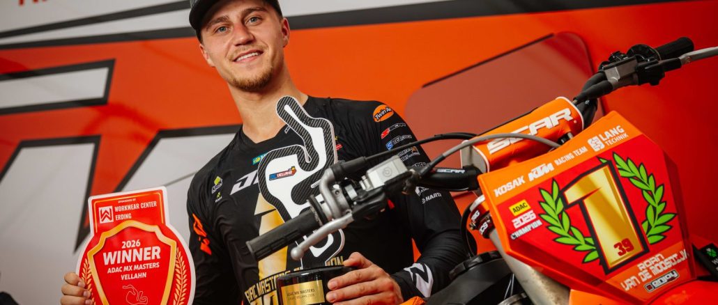 Roan van de Moosdijk hat seinen ADAC MX Masters Titel erfolgreich verteidigt