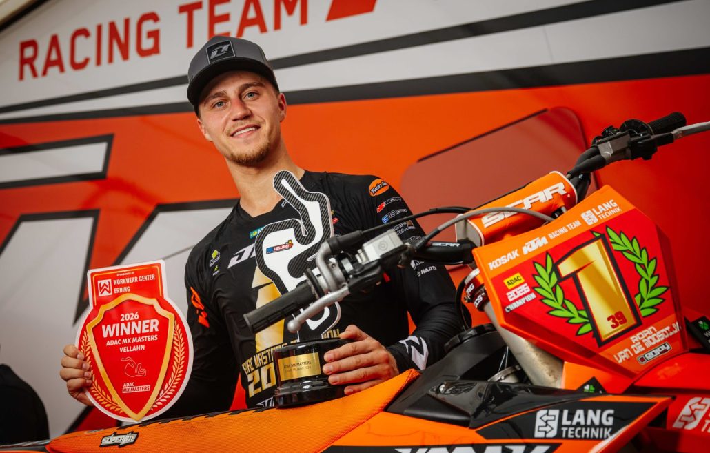 Roan van de Moosdijk hat seinen ADAC MX Masters Titel erfolgreich verteidigt