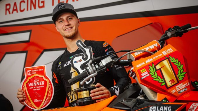 Roan van de Moosdijk hat seinen ADAC MX Masters Titel erfolgreich verteidigt