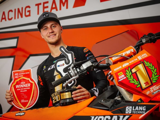 Roan van de Moosdijk hat seinen ADAC MX Masters Titel erfolgreich verteidigt