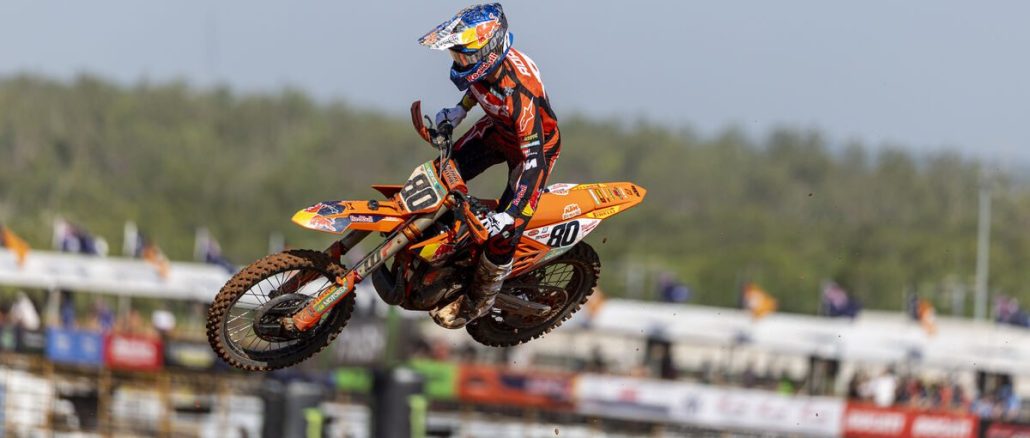 Red Bull KTM Factory Racing: Sacha Coenen holt WM-Rang 3 in der MX2 nach Australien-GP