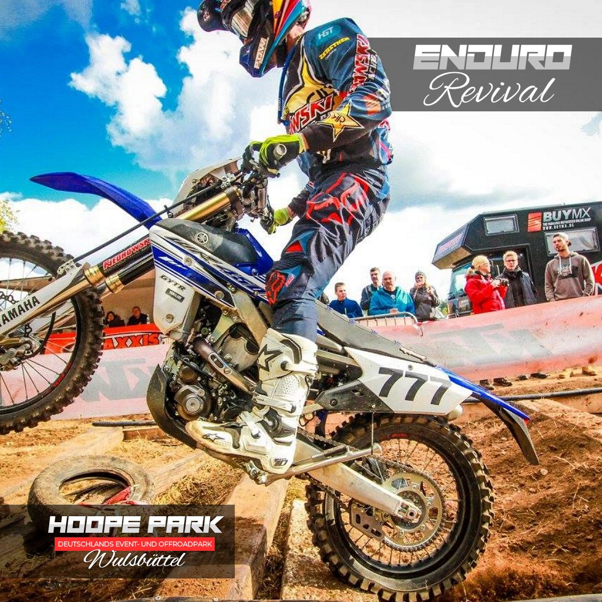 Plakat Enduro Revival im Hoope Park Wulsbüttel